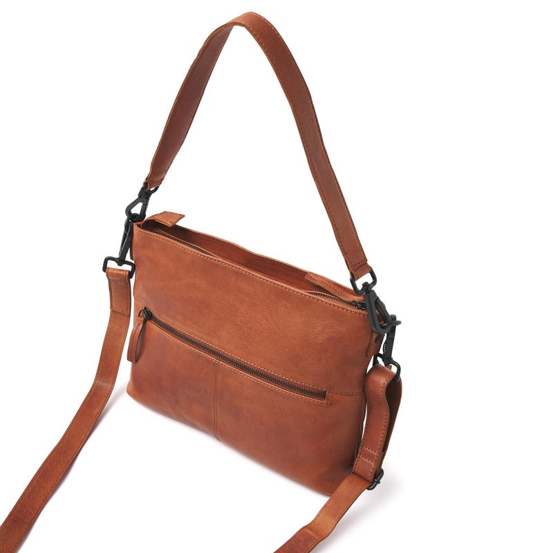 dR Amsterdam Skuldertaske Camel 2