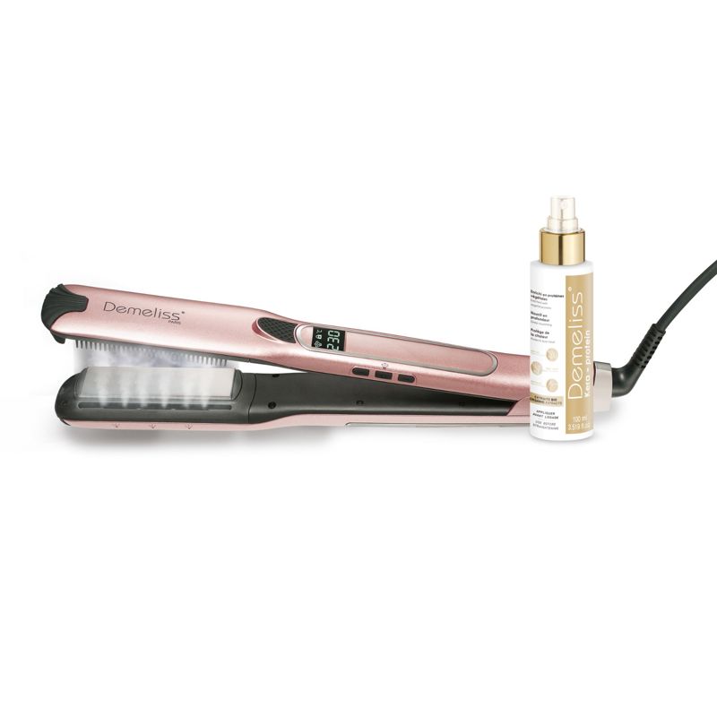 Demeliss Dampglattejern Titanium V2.0 Pink/guld 3
