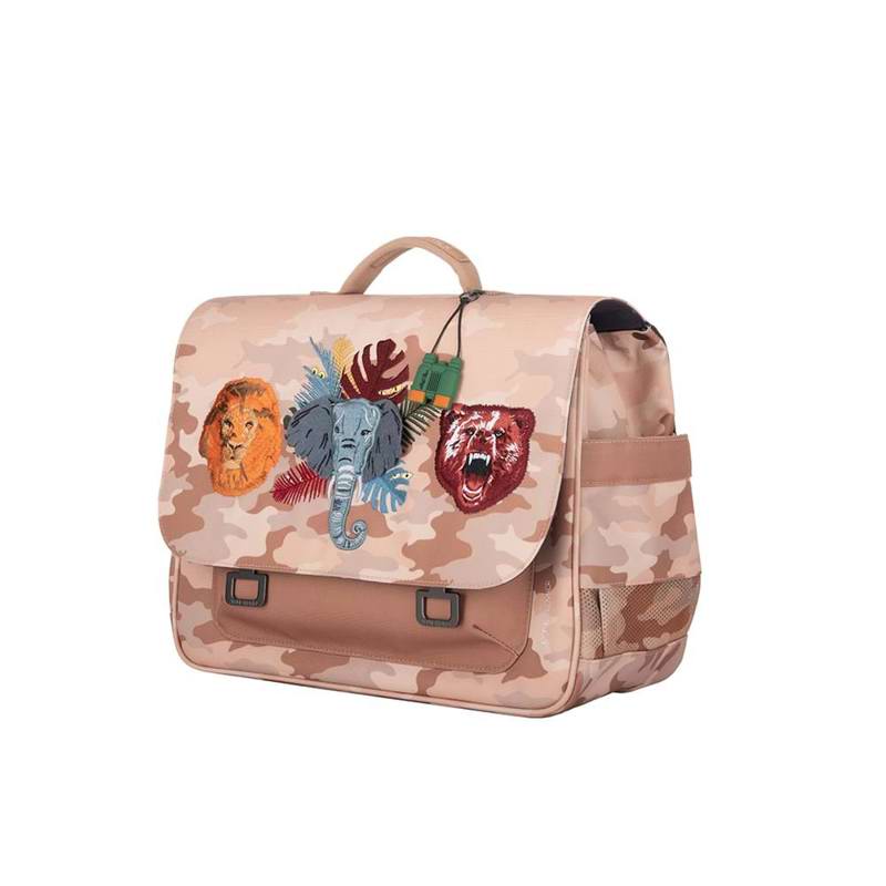 Jeune Premier Skolväska Retro Wildlife Sand 3