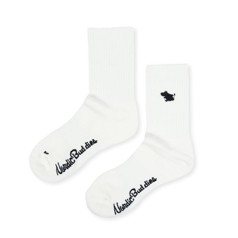 Nordic Buddies Tennissokker Moomin Classics Hvid Str. 36-42 1