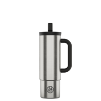 24Bottles Termosmugg Straw Cup Silver 1