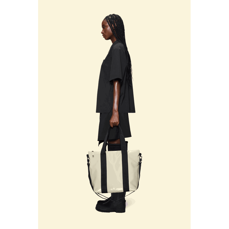 RAINS Tote Bag Mini Sand/brun 2