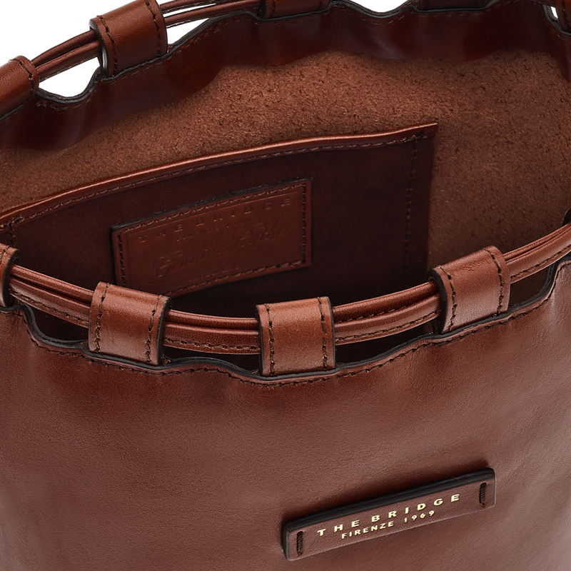 The Bridge Bucket Bag Aurora Brun 2