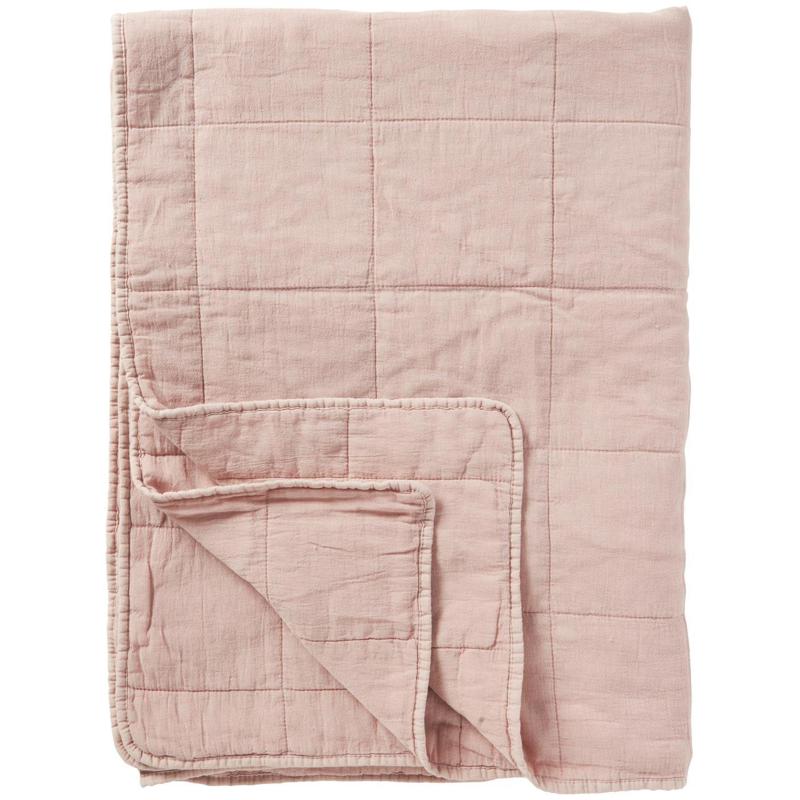Ib Laursen Tæppe Klassisk quilt Rosa 1