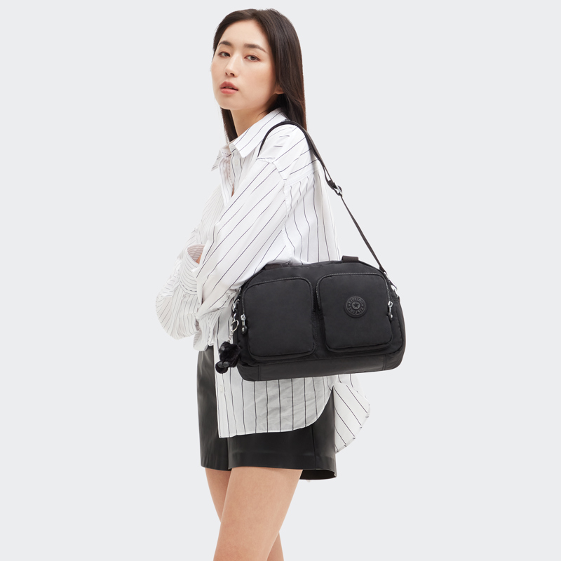 Kipling Skuldertaske Defea Sort 2