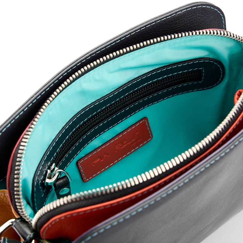 Pia Ries Crossbody Tropical Lurea   Svart 11