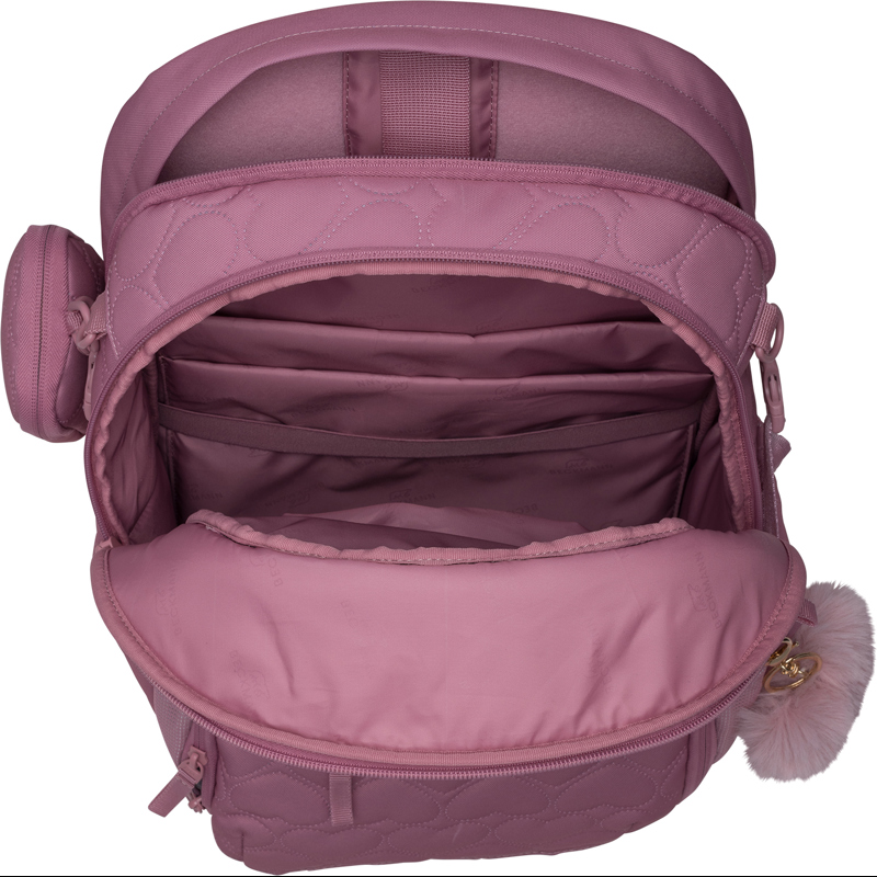 Beckmann Skoletaske Sport Air Heart  Rosa 7