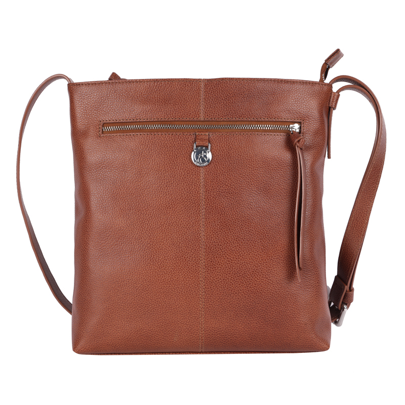 Adax Skuldertaske Birgitte Brescia Caramel 2