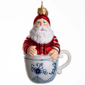 Brink Nordic Julekugle Nisse i Kop Multi