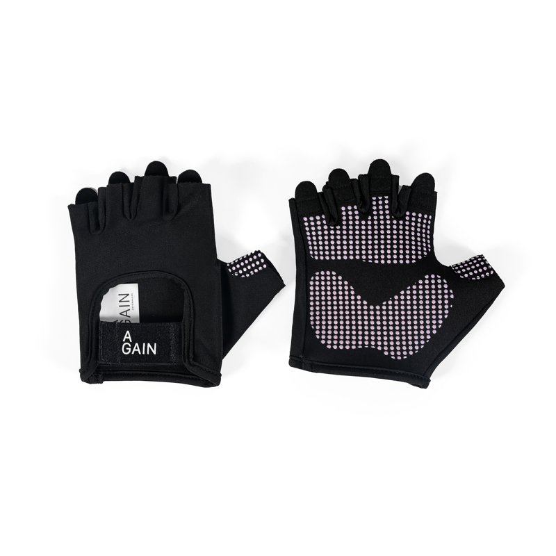 Again Yoga / Reformer Grip handsker Sort 1