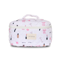 PITAYA Kosmetikpung L Girly Things Pink/hvid