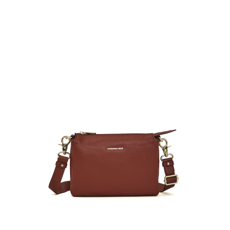 Mandarina Duck Crossbody Mellow Leather Cognac/rost 1