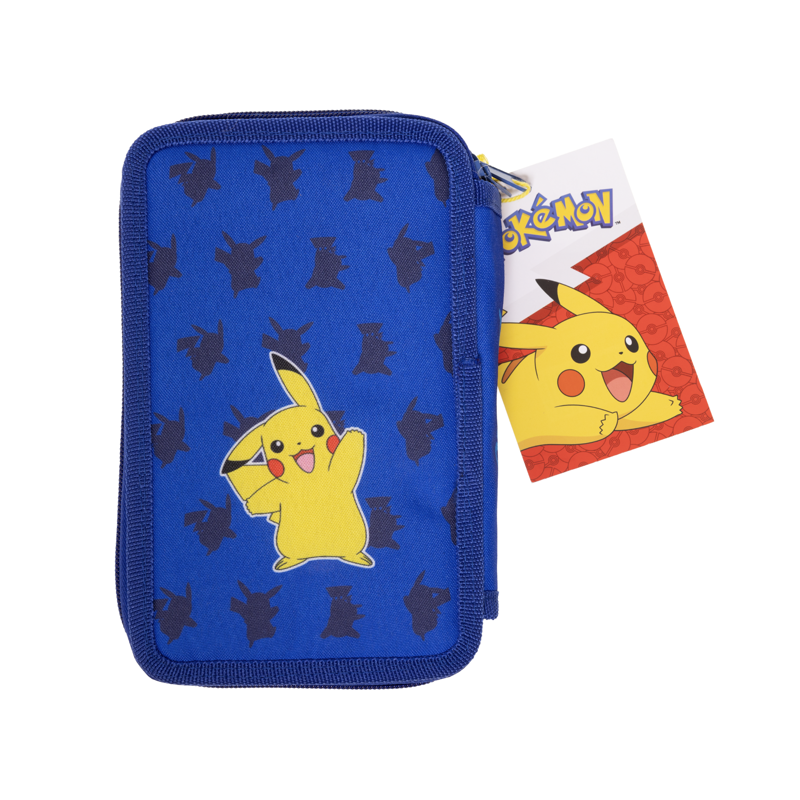 Pokèmon Penalhus med fyld Blå/gul 4
