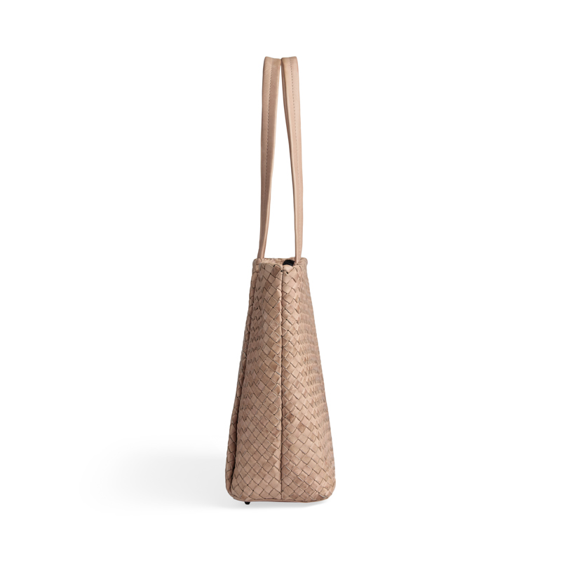 MARKBERG Shopper Sayambg Weave Mocca Brun 15" 5