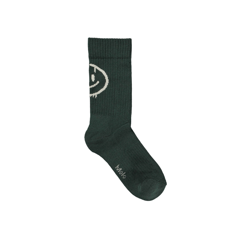 Molo Strumpor Norman 2-pack Svart/Grön Str. 27-30 3