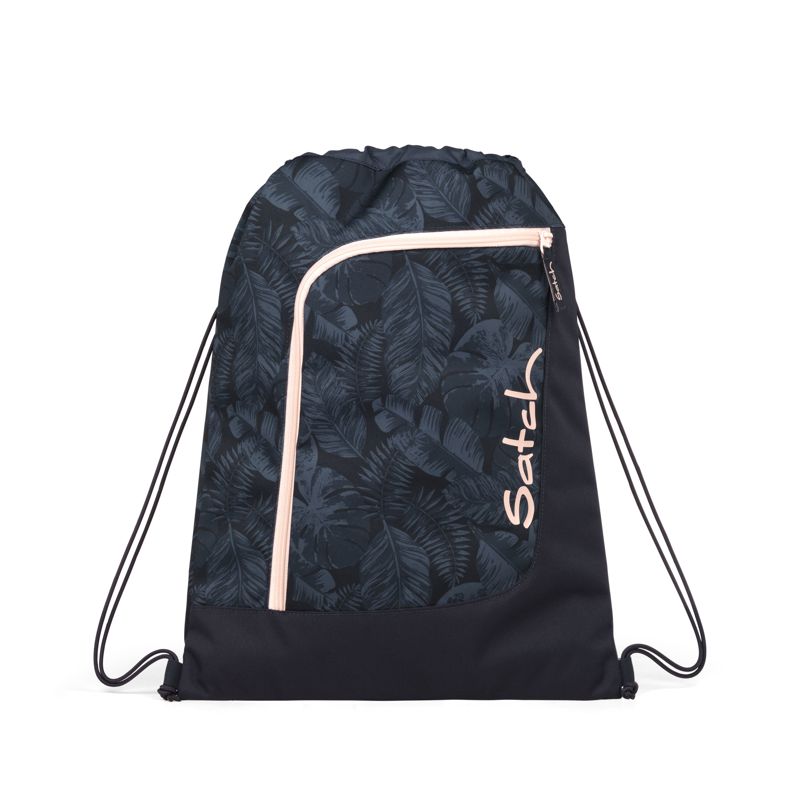 Satch Gymnastikpåse Midnight Jungle Svart/rosa 1