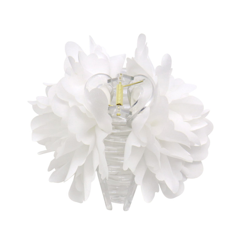 Conmé Hårklemme Lea Big Flower Hvid 4