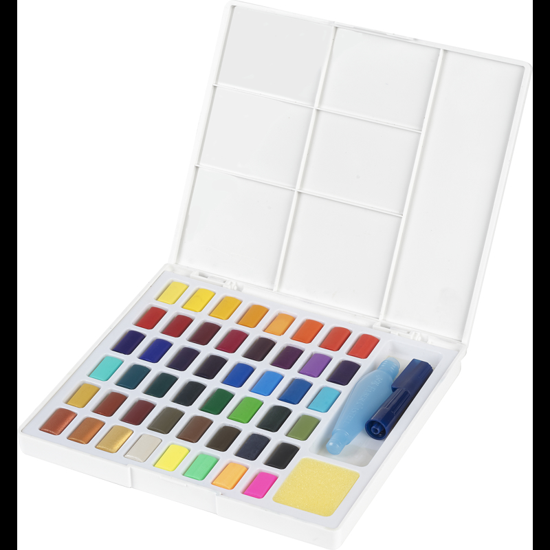 Faber-Castell Akvarellfärger m. Pensel 48 st Multi 1