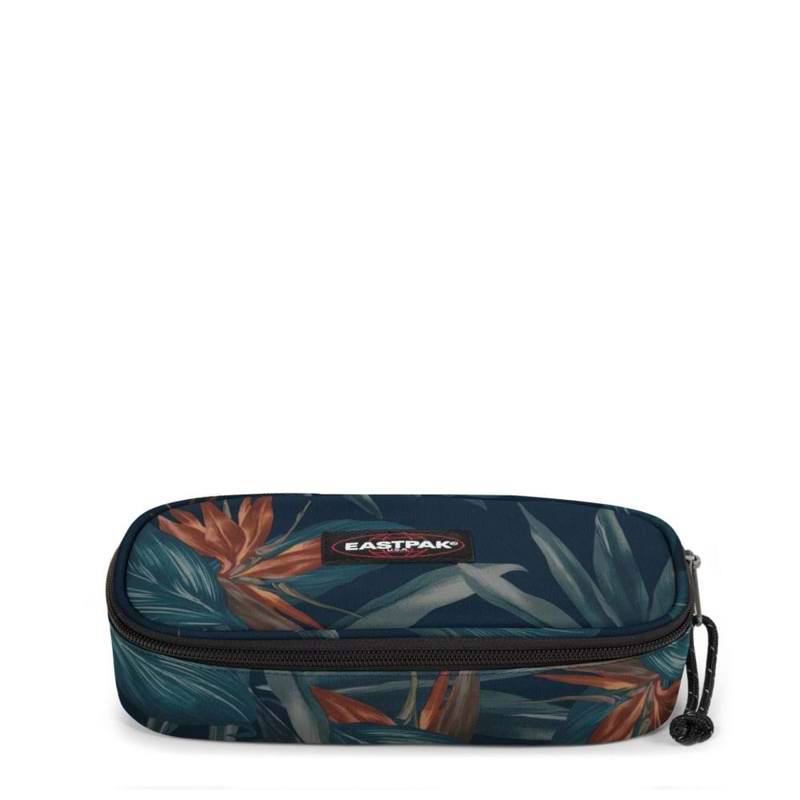 Eastpak Penalhus Oval Orange Blomst 1