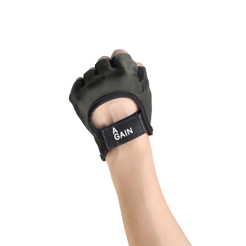 Again Yoga / Reformer Grip handsker Army Grøn 2