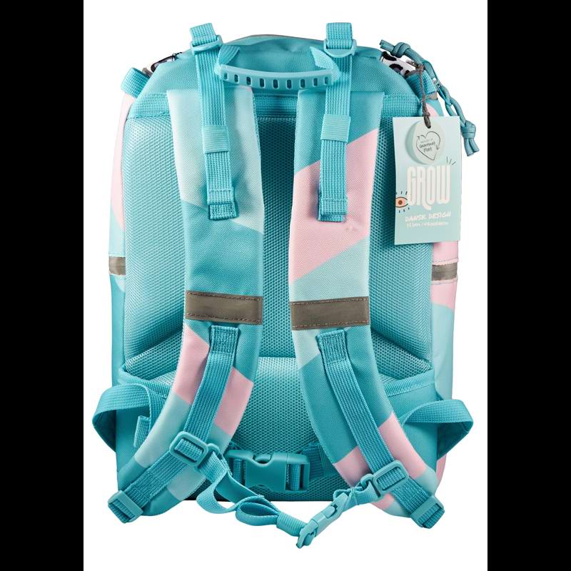Grow Skolväska StartPack Feather Turkos/Rosa 4