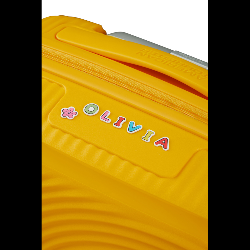 American Tourister Resväska Soundbox mini Gul Str. 47 10