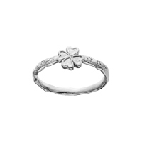 Maanesten Ring Clover Sølv Str. 53 1