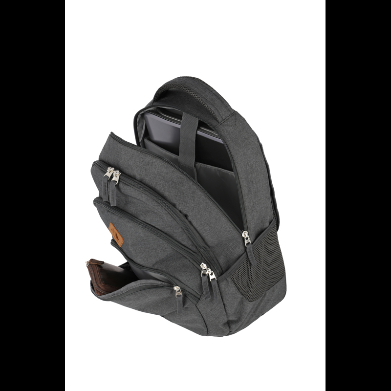 travelite Basics ryggsäck M. Grå 15" 4