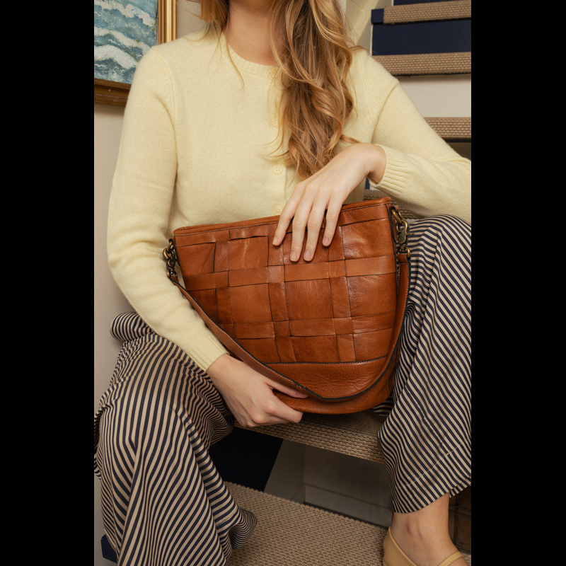 RE:DESIGNED Skuldertaske Noor Big Brun 2