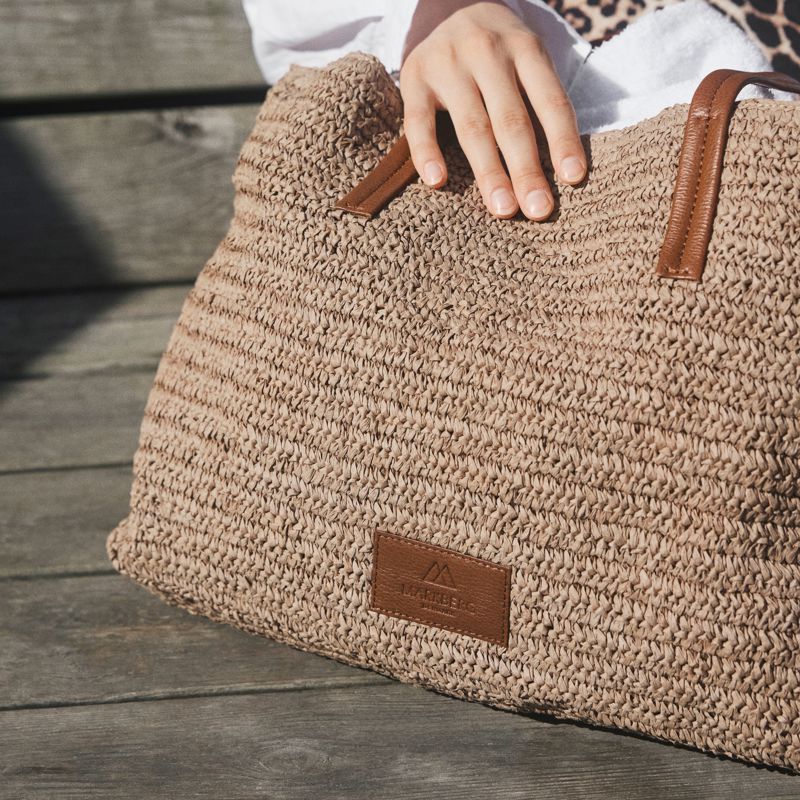 MARKBERG Strandtaske AvaniMBG Sand/brun 14" 8