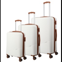 travelite Kuffertsæt Bali Hvid 3 stk.