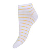 Conmé Strumpor Sneaker Stripe Wit/gul Str. 37-39