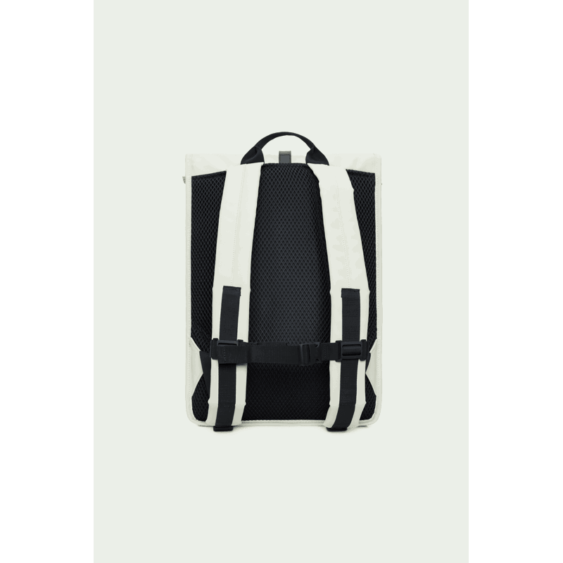 RAINS Ryggsäck Rolltop Rucksack Creme 4