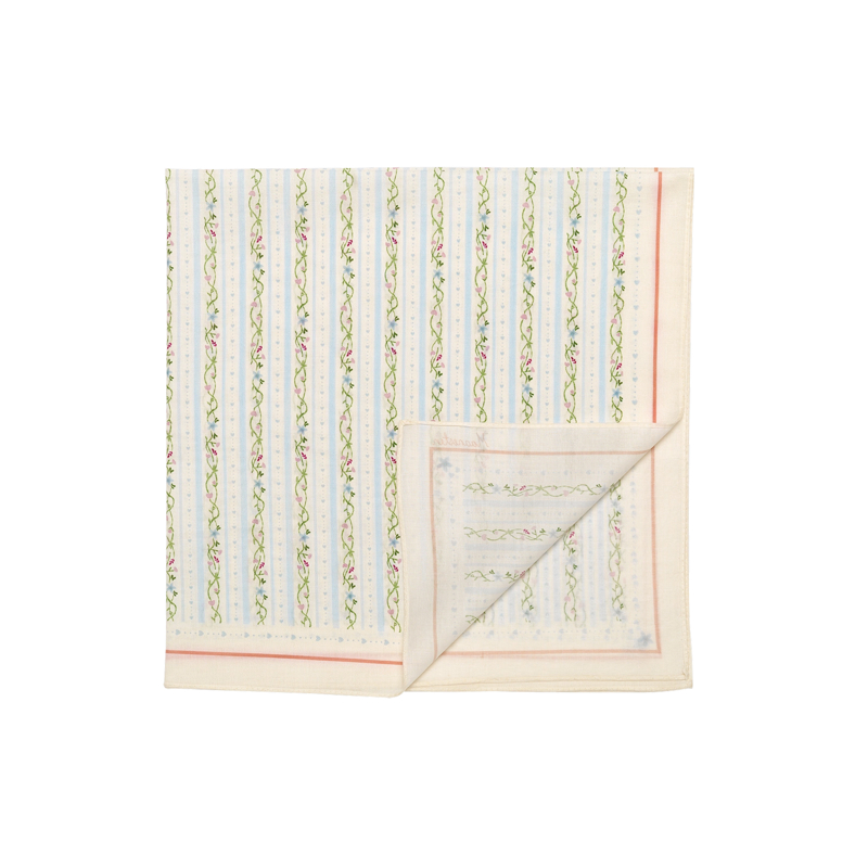 Maanesten Sjal Alina Summer Stripe Blå 2