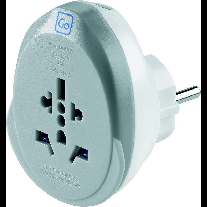 Go Travel Adapter Worldwide Hvid 1