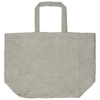 Ib Laursen Shopper Quiltet Grå/hvid 1