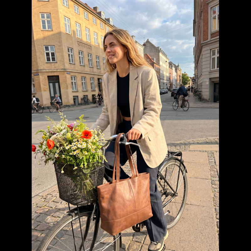 Aura Shopper Viper  Cognac 14" 6