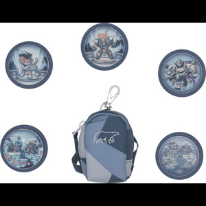 Beckmann Mini Ryggsäck Buttons Tiger Grå/Blå