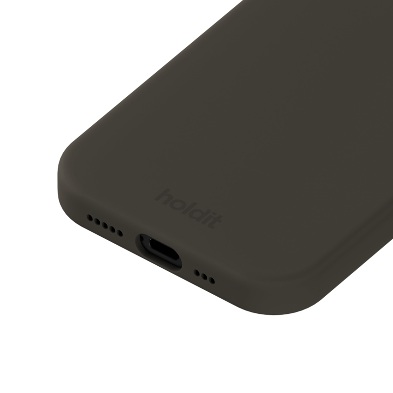 Holdit Mobilcover Charcoal Gråbrun iPhone 17 3