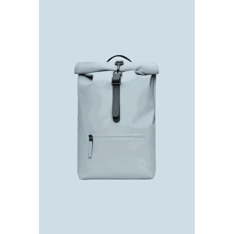 RAINS Ryggsäck Rolltop Rucksack Ljusblå 1
