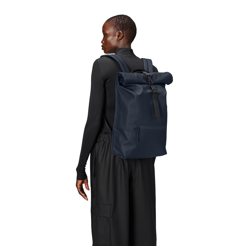 RAINS Rygsæk Rolltop Rucksack Navy 4
