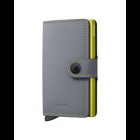 Secrid Miniwallet Matte Grå/gul 1