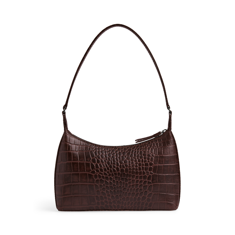 MARKBERG Skuldertaske FeliciaMBG Croco Sort/Brun 3