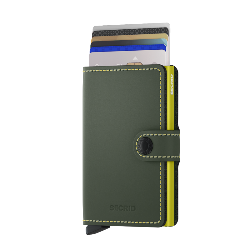 Secrid Kortholder Mini wallet Lime 2