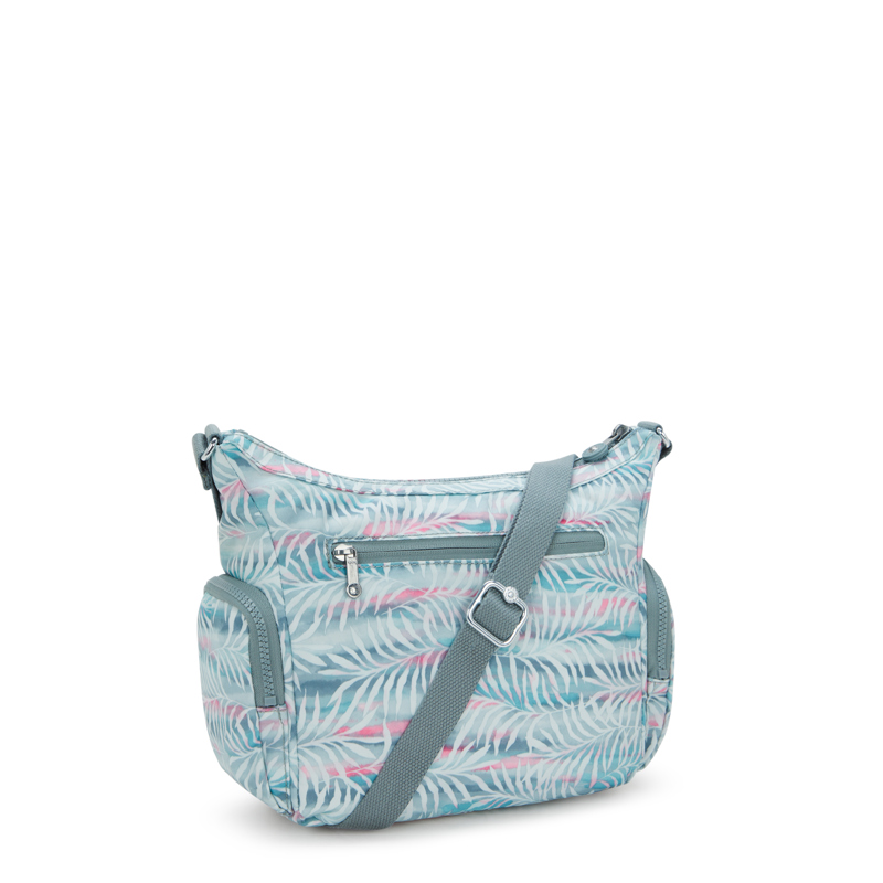 Kipling Crossbody Taske Gabb S Blå m/blomst 2