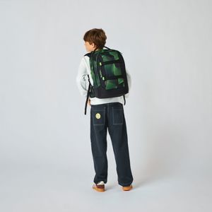 Satch Skolväska Pack Seismic Green Grönt mönster alt image