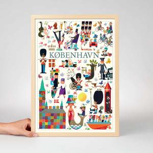 Antoni Legacy Plakat København A3 Navy