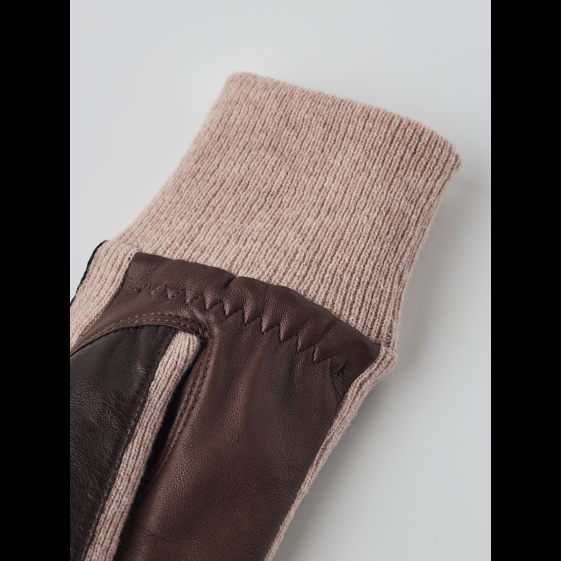 Hestra Damhandskar Jeanne Brun/beige Str. 7 3