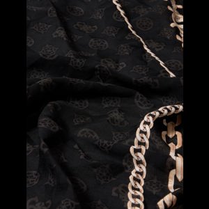 Guess Scarft Jacquard & Print Svart alt image