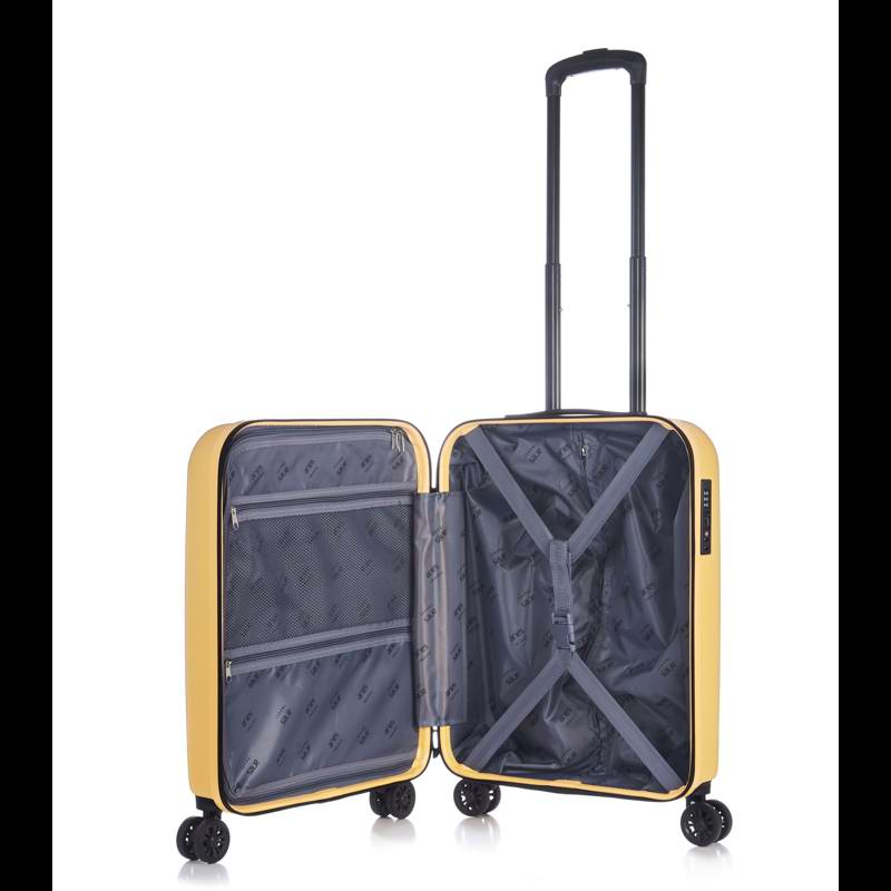 Aries Travel Resväska Palermo Ljusgul 55 Cm 3